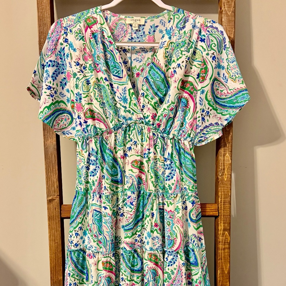 Umgee Flower Maxi Dress